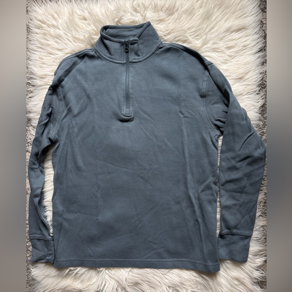 Old Navy soft-washed ribbed quarter zip